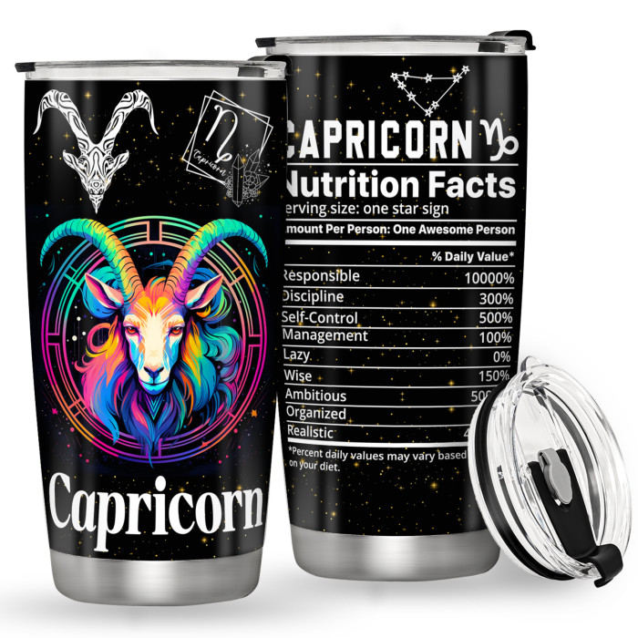 China Warehouse 20oz Stainless Steel 12 Constellation Tumbler(3D printing)
