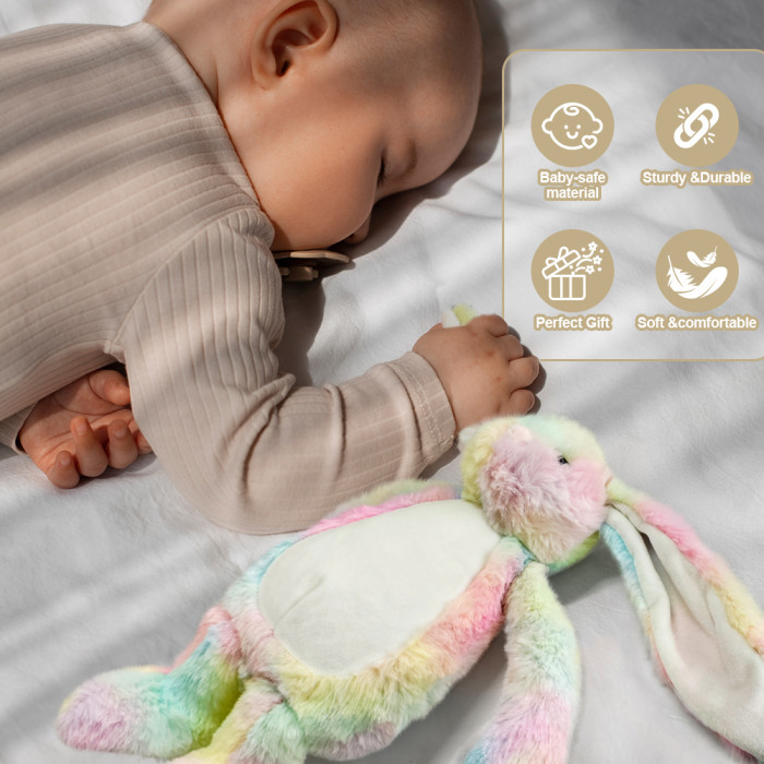US Warehouse Sublimation Easter Bunny Doll Mixed colors(belly,ears and foot are for sublimation)