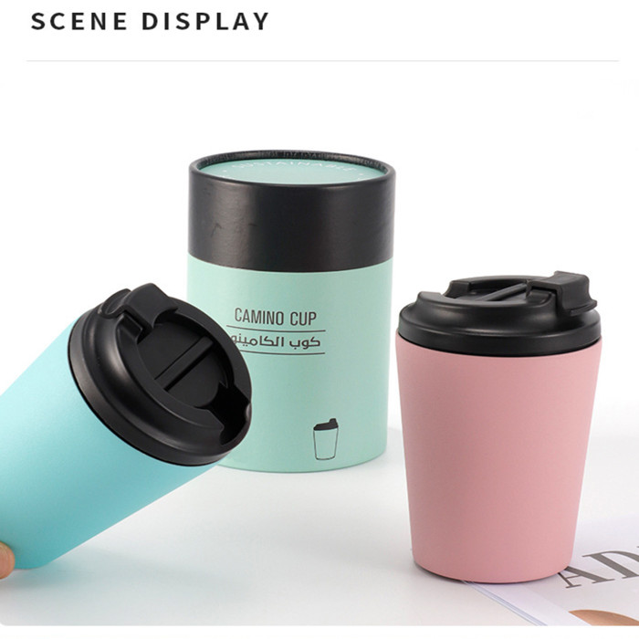China Warehouse 12oz Mini Portable Stainless Steel Coffee Cup