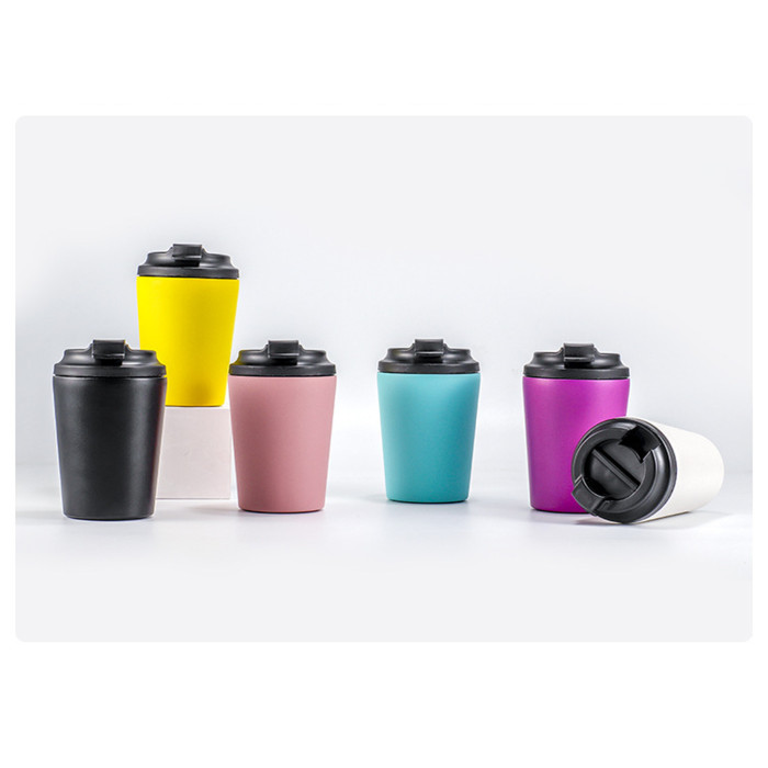 China Warehouse 12oz Mini Portable Stainless Steel Coffee Cup