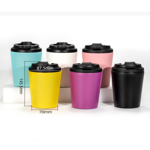 China Warehouse 12oz Mini Portable Stainless Steel Coffee Cup
