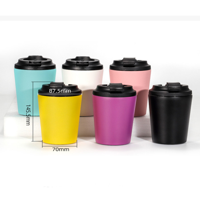 China Warehouse 12oz Mini Portable Stainless Steel Coffee Cup