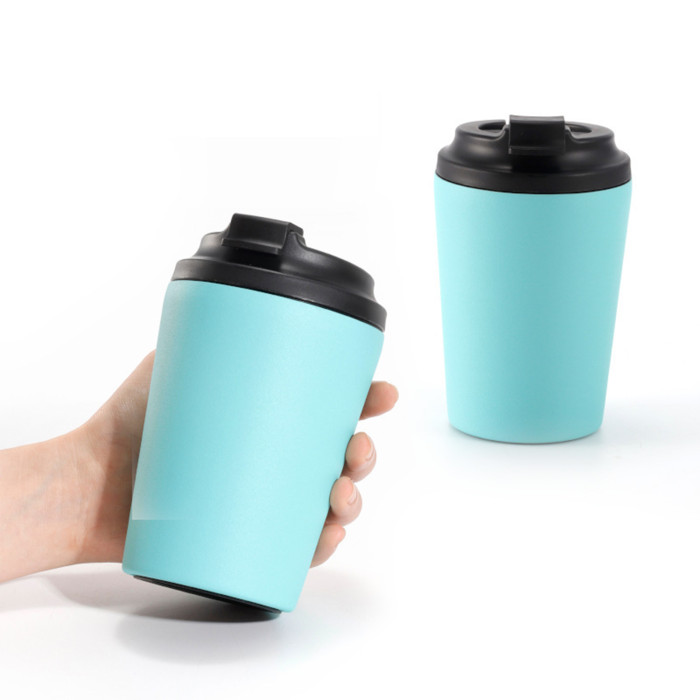 China Warehouse 12oz Mini Portable Stainless Steel Coffee Cup