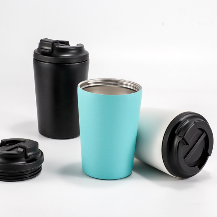 China Warehouse 12oz Mini Portable Stainless Steel Coffee Cup