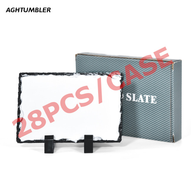 US Warehouse 6*8 in Sublimation blanks rock slate photo slate