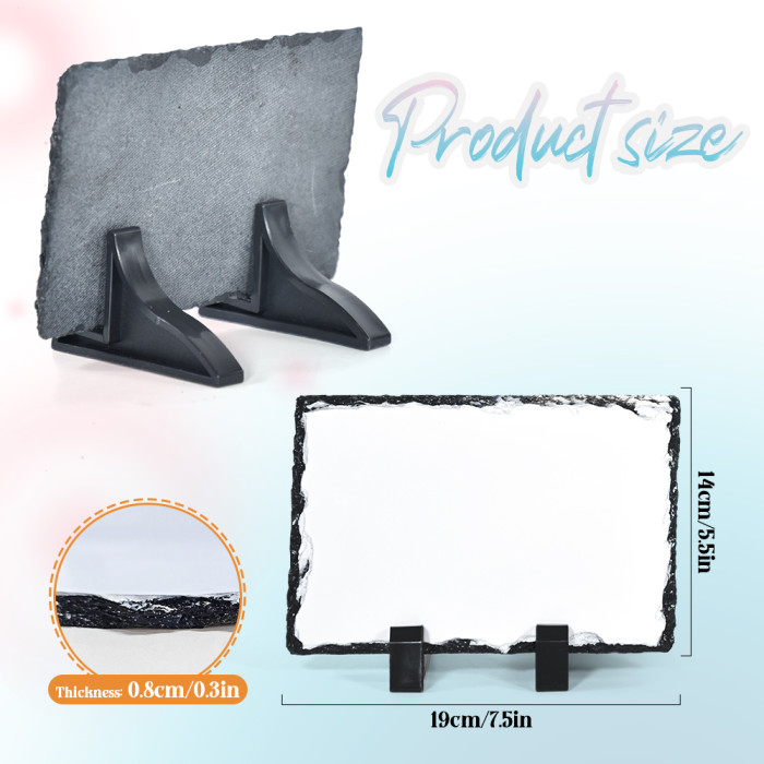 US Warehouse 6*8 in Sublimation blanks rock slate photo slate