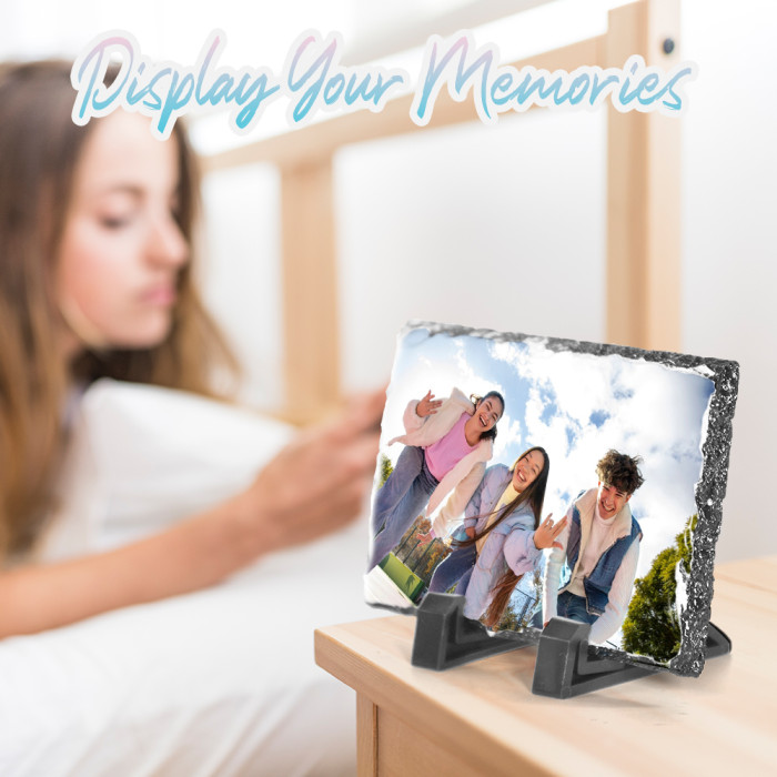 US Warehouse Sublimation blanks rock slate photo slate