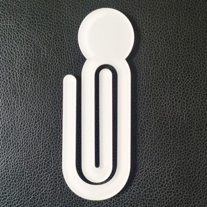 China warehouse Sublimation Acrylic Paperclip Paper Clip