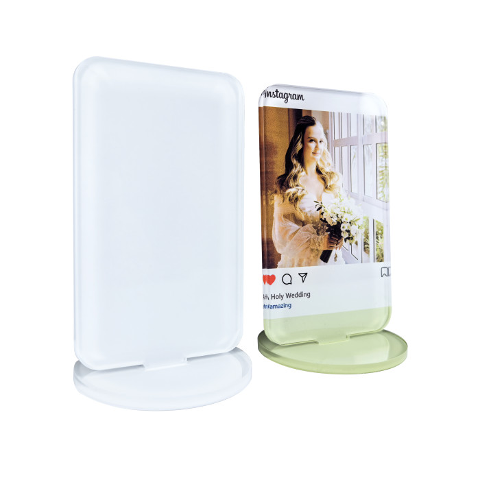 China warehouse Sublimation Acrylic Ornaments Photo Frame