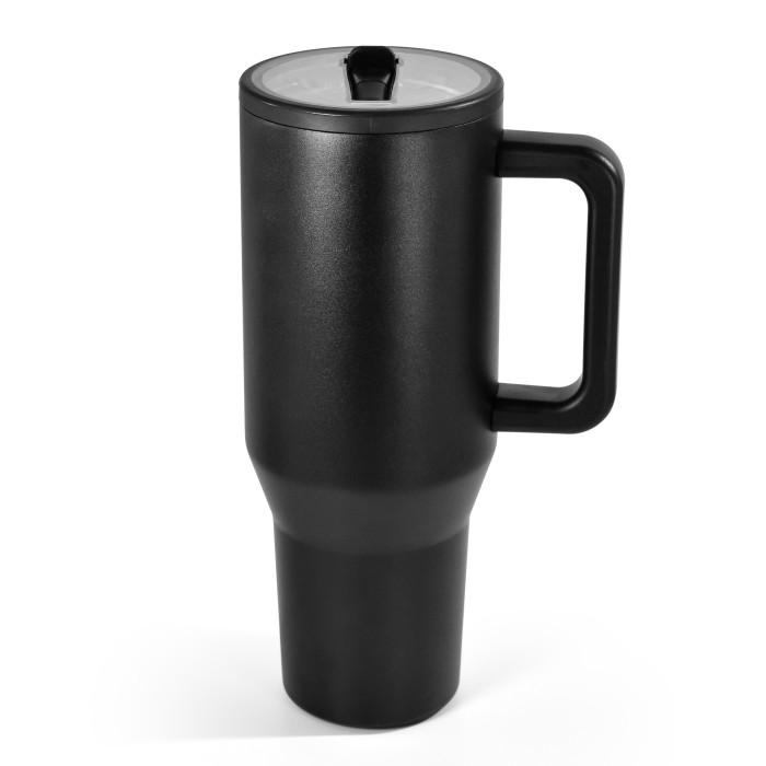 US Warehouse 40OZ powder coated tumblers with flip straw lids(Not for sublimation)