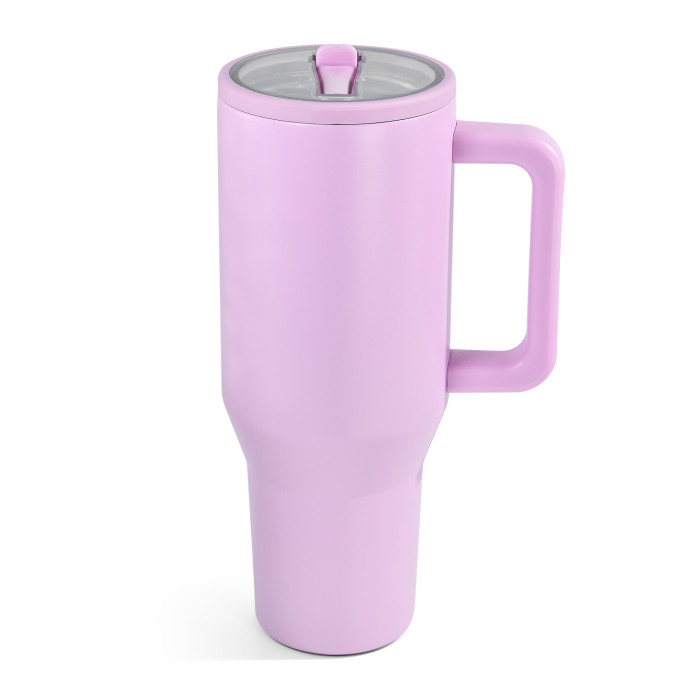 US Warehouse 40OZ powder coated tumblers with flip straw lids(Not for sublimation)