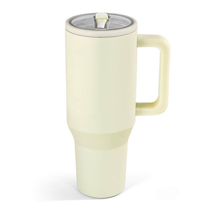 US Warehouse 40OZ powder coated tumblers with flip straw lids(Not for sublimation)