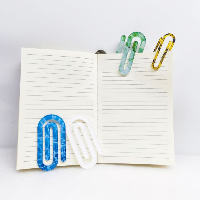 China warehouse Sublimation Acrylic Paperclip Paper Clip