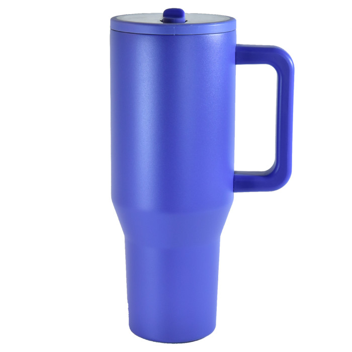 US Warehouse 40OZ powder coated tumblers with flip straw lids(Not for sublimation)