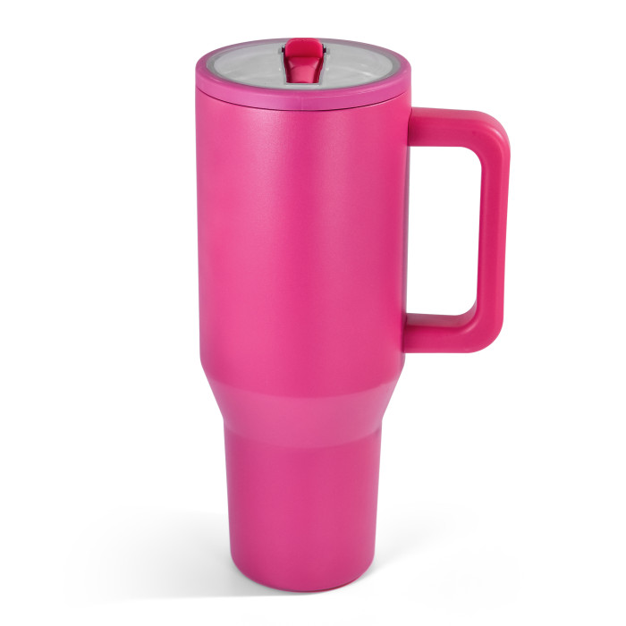 US Warehouse 40OZ powder coated tumblers with flip straw lids(Not for sublimation)