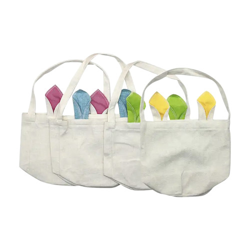 China Warehouse 7.8*9.8 in Sublimation Blanks Easter Bag Baskets