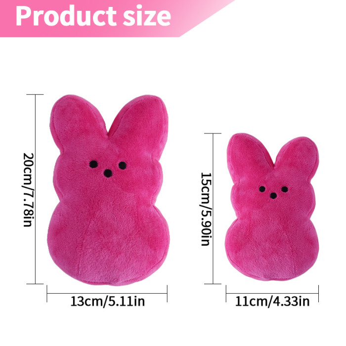 US Warehouse 5.9 inches Sublimation Easter Peeps Doll Mixed colors