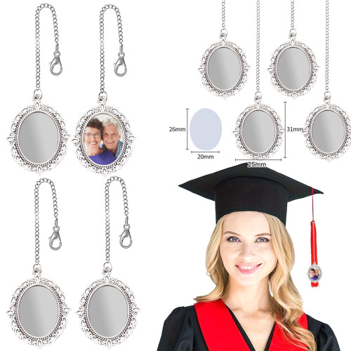 China warehouse Sublimation graduation cap pendant tassels