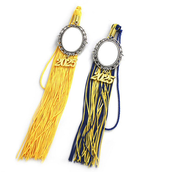 China warehouse Sublimation graduation cap pendant tassels