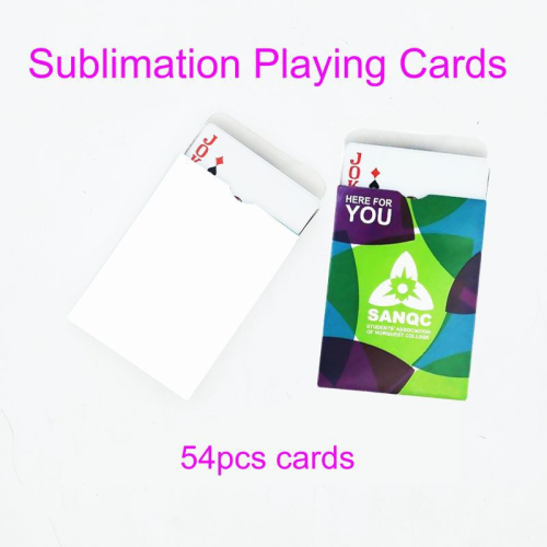 China warehouse Sublimation playing cards