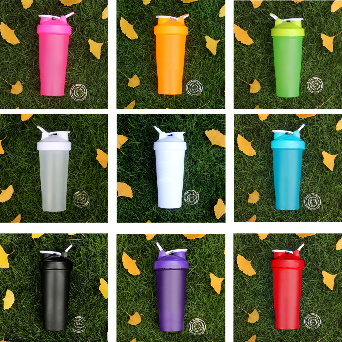 China Warehouse 20oz Plastic Shaker Cups Water bottle Leekproof Cup