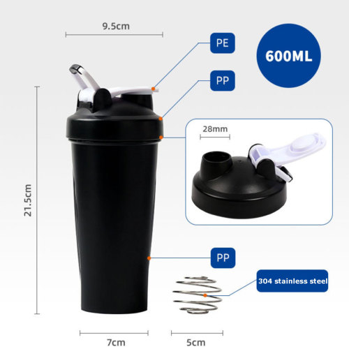 China Warehouse 20oz Plastic Shaker Cups Water bottle Leekproof Cup