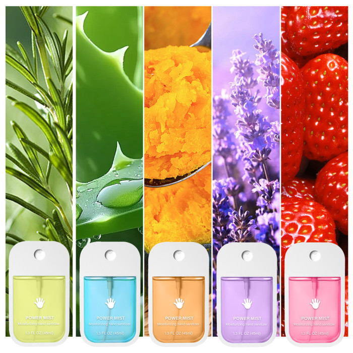 China Warehosue 45ml Power Mist Moisturizing Hand Sanitizer