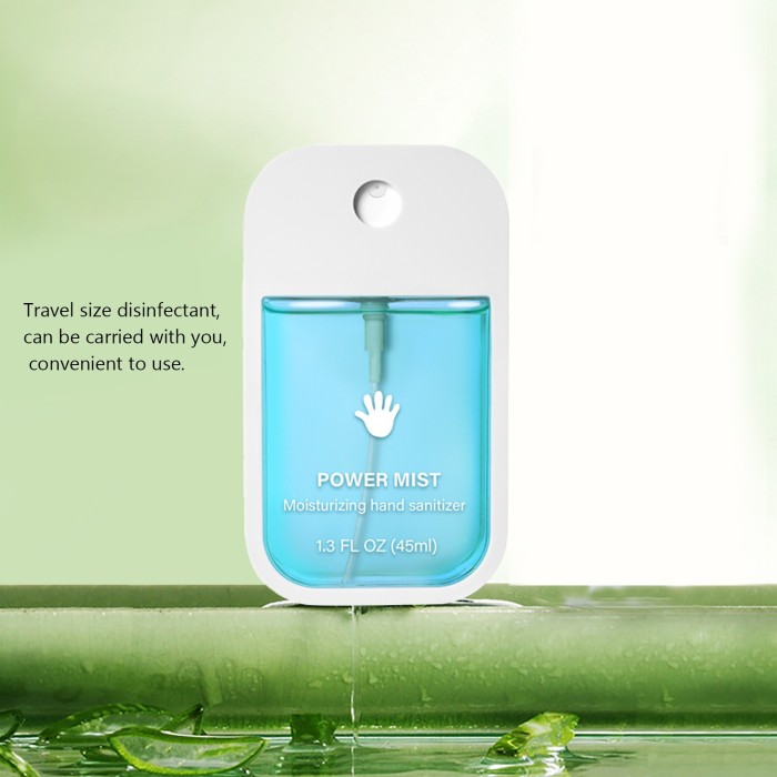 China Warehosue 45ml Power Mist Moisturizing Hand Sanitizer