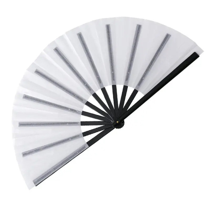 China Warehouse 90pcs 10 inches Sublimation Fans with plastic frame Clacking fan