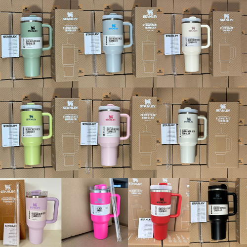China Warehouse H2 40OZ powder coated tumblers