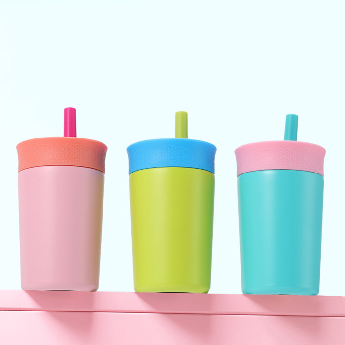 China Warehouse 12oz kid powder coated tumbler water bottle kids bottle
