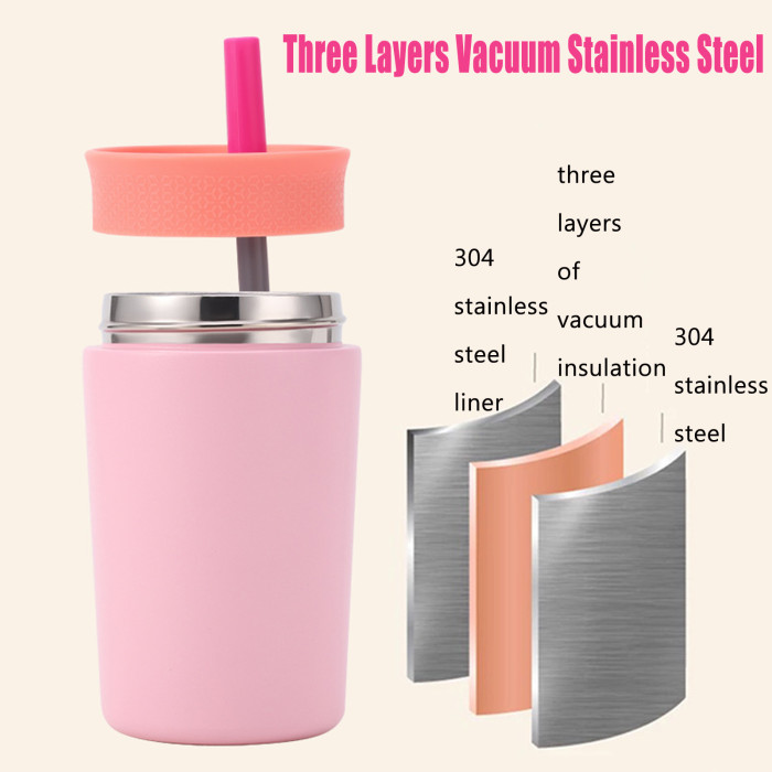 China Warehouse 12oz kid powder coated tumbler water bottle kids bottle