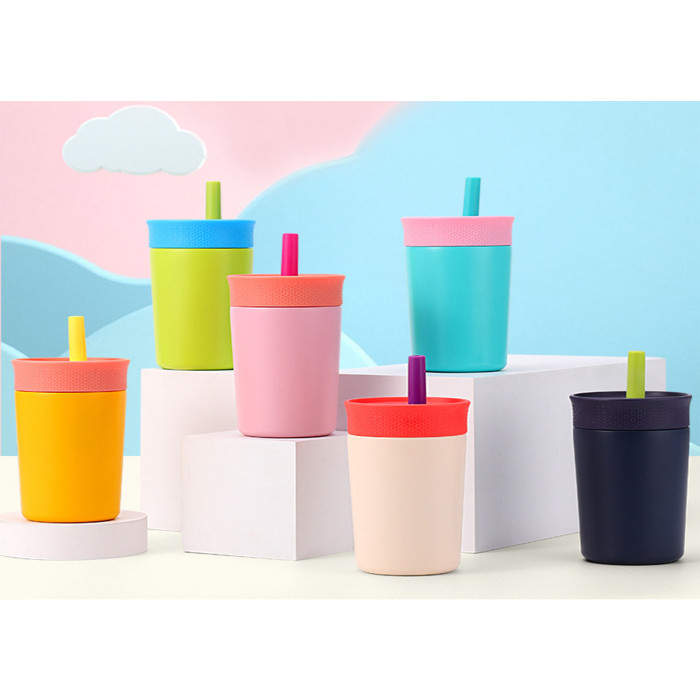 China Warehouse 12oz kid powder coated tumbler water bottle kids bottle