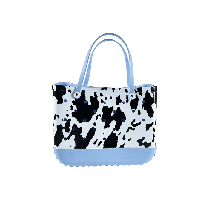 China Warehouse Medium Size Cow EVA Beach Bag