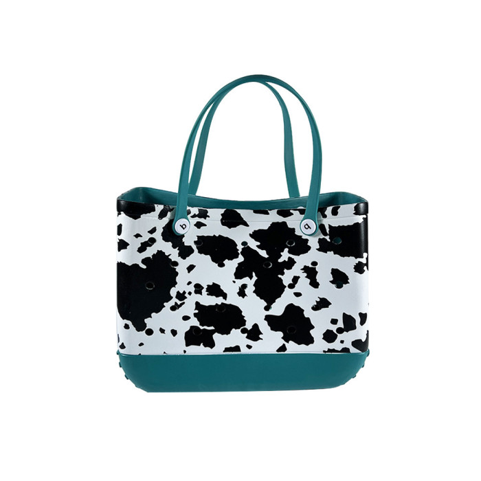 China Warehouse Big Size Cow EVA Beach Bag