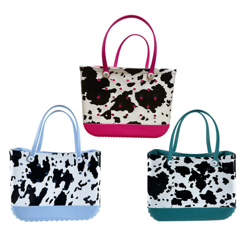 China Warehouse Medium Size Cow EVA Beach Bag