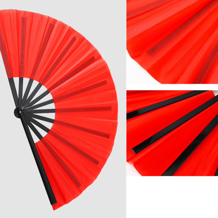 China Warehouse 100pcs 13 inches Colored Plastic frame Clacking Fan(Not for sublimation)