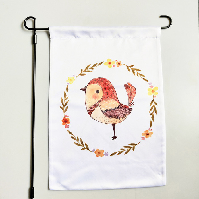 China Warehouse 50pcs 12*18 inches sublimation garden flags