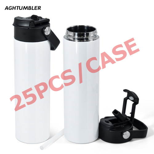 RTS US Warehouse 20oz sublimation water bottle with handle lid