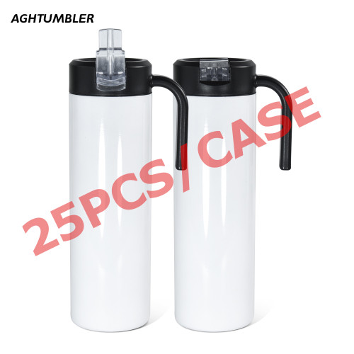 US warehouse 20oz sublimation tumblers with handle lids