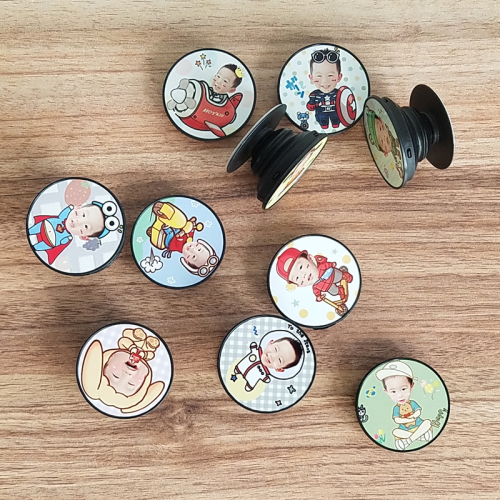 China Warehouse 100pcs sublimation pop socket for phones