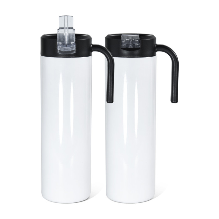 China warehouse 20oz sublimation tumblers with handle lids