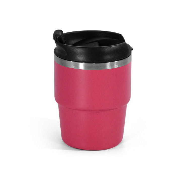 US Warehouse 6oz powder coated coffee mugs mini cups inside with enamel coating
