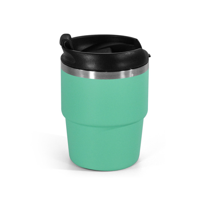 US Warehouse 6oz powder coated coffee mugs mini cups inside with enamel coating