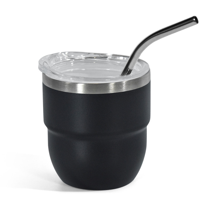 US Warehouse 4oz powder coated coffee mugs mini cups inside with enamel coating