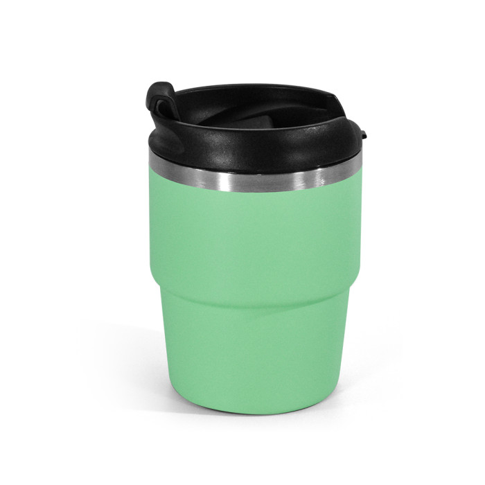 US Warehouse 6oz powder coated coffee mugs mini cups inside with enamel coating