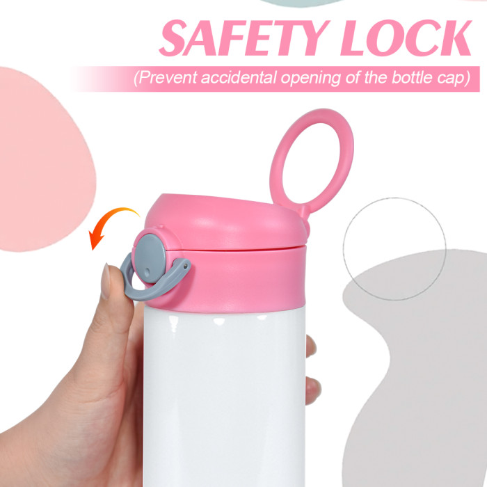 China Warehouse 60pcs Replacement Lids for 12oz kids water bottle(Only lids)