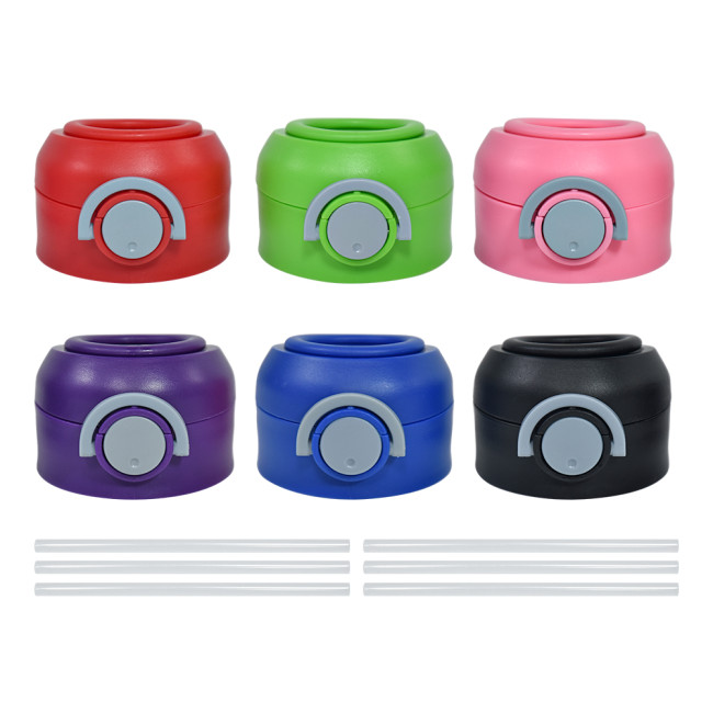 China Warehouse 60pcs Replacement Lids for 12oz kids water bottle(Only lids)