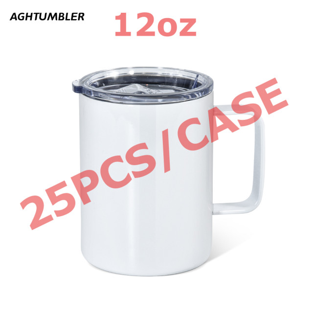 RTS US Warehouse 12oz sublimation coffee Mug with handle