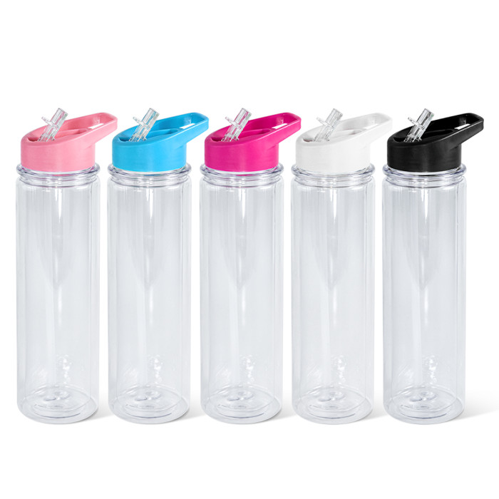 US warehosue Plastic 17oz Snow Globe Kids Bottle with plug,cup BPA FREE